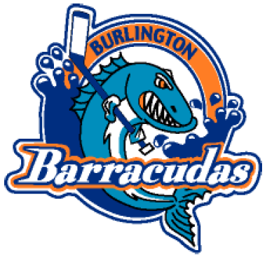 Burlington Barracudas 2007-2012 Primary Logo iron on heat transfer
